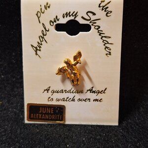 Vintage 1950s Guardian Angel Pin